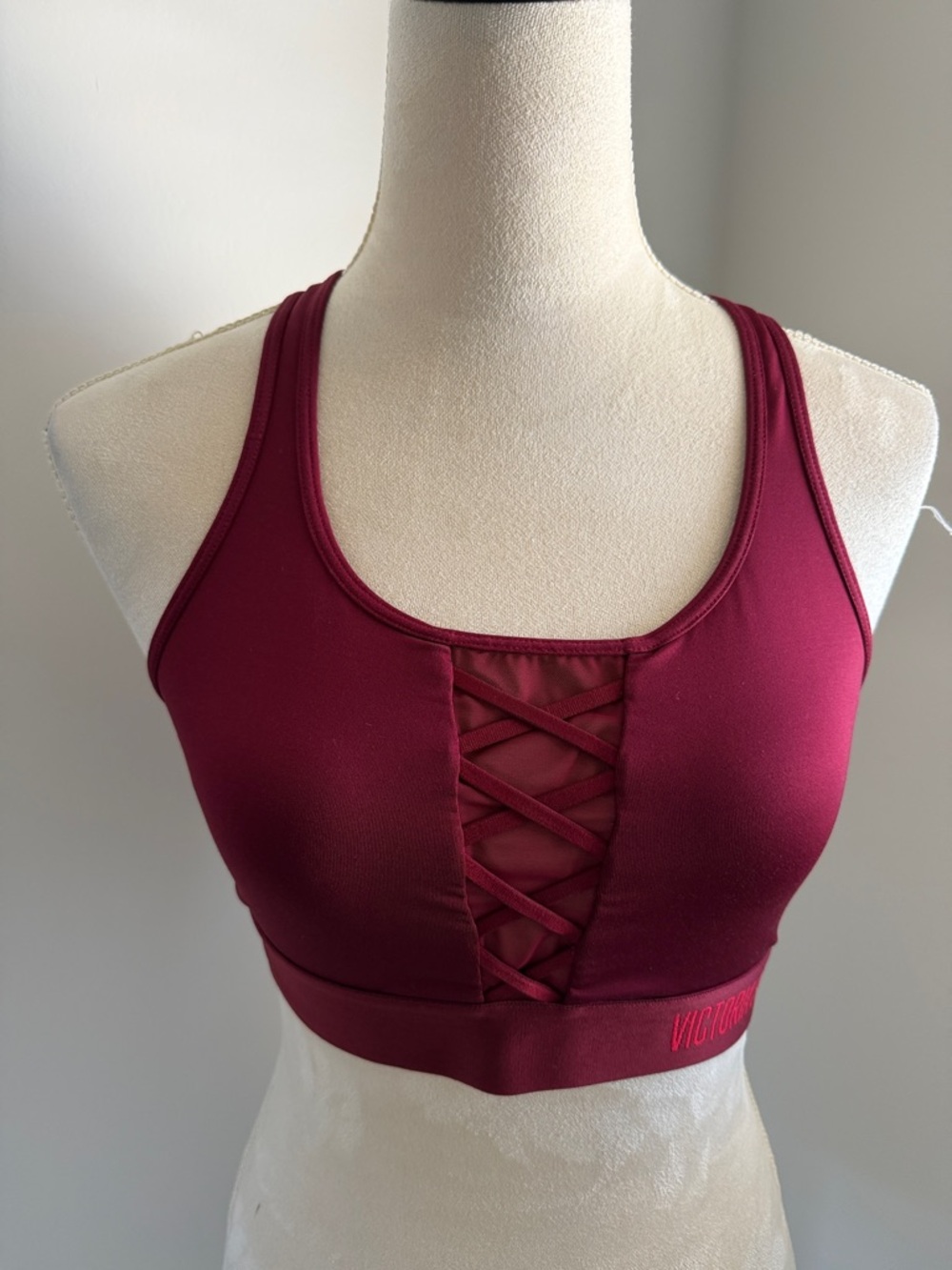 Victoria Sport Maroon Sports Bra